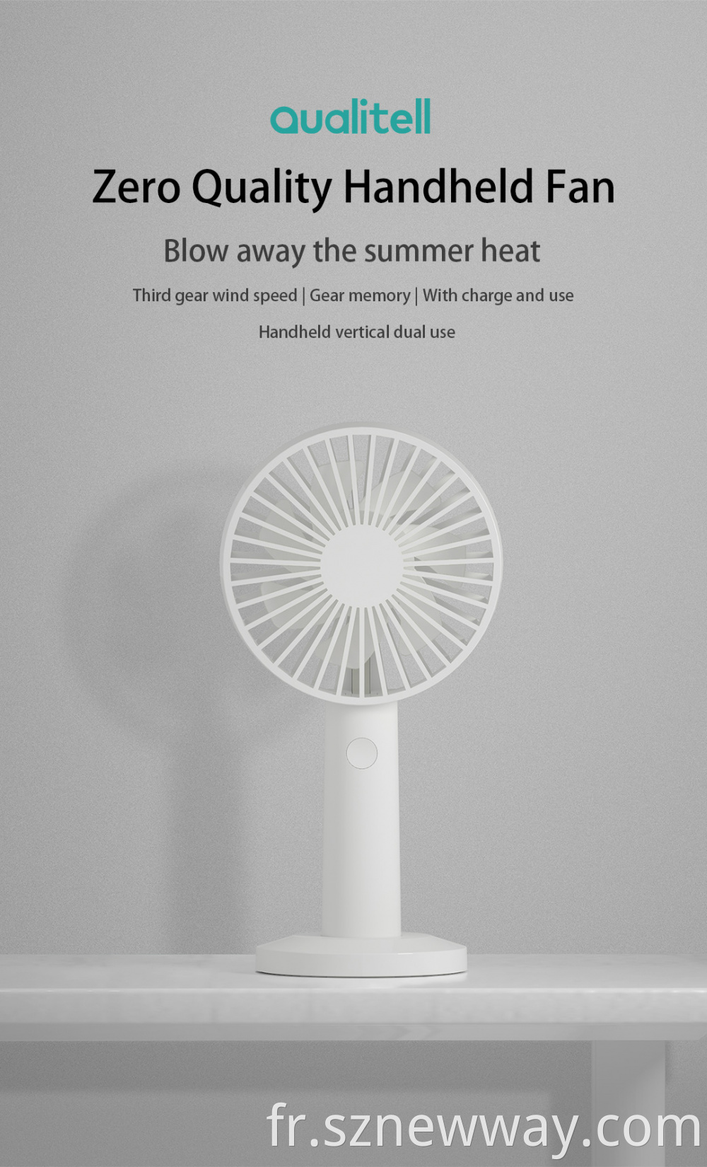 Qualitell Zs6001 Handheld Fan